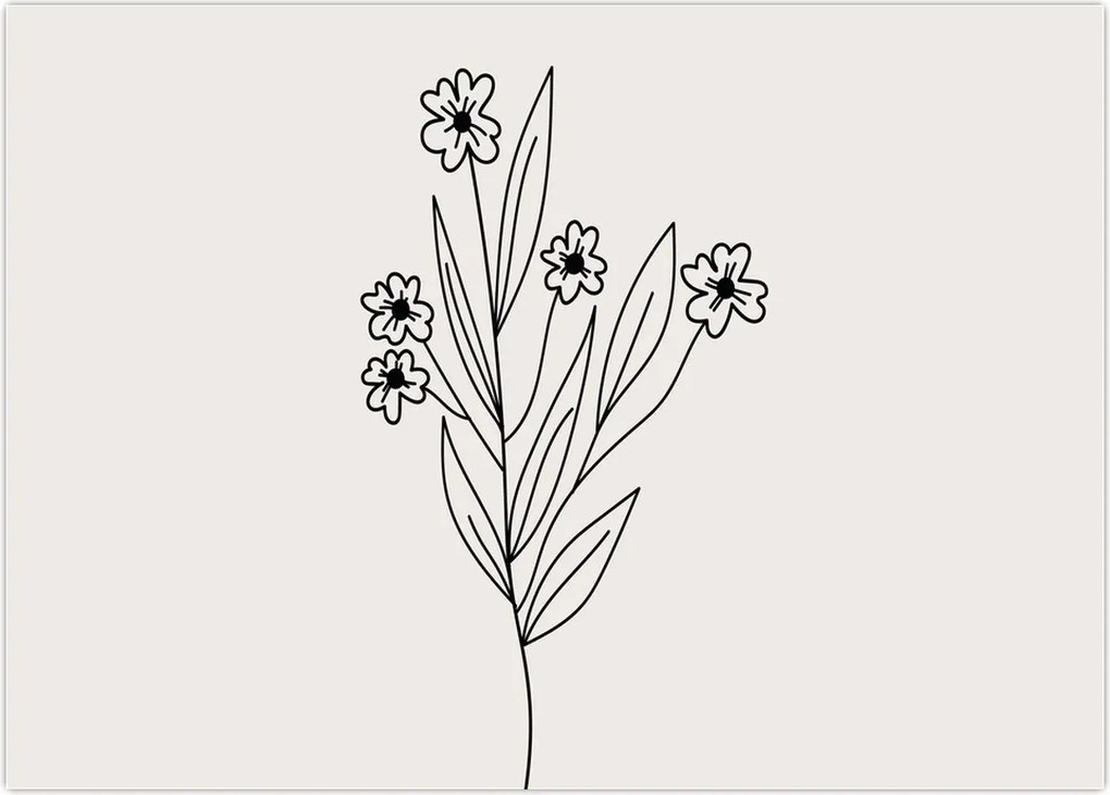 Obraz na szkle - Meadow Flower N⁰1 (70x50 cm)