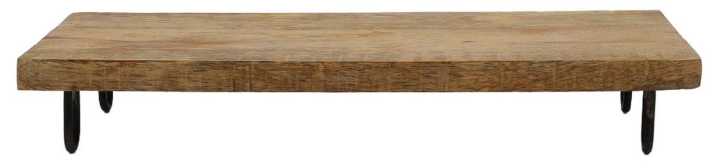 Deska do serwowania przekąsek z drewna mango, 18 x 40 cm