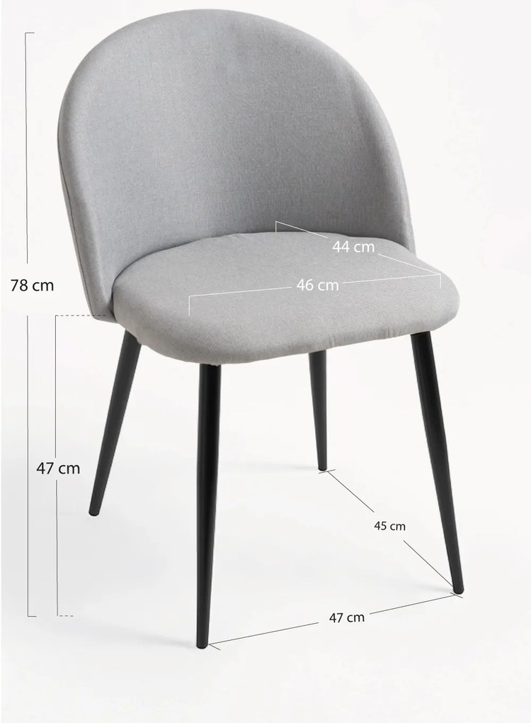 Krzeso Black Vint Tkanina