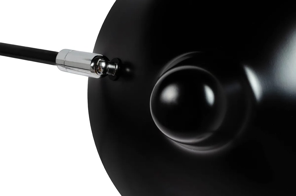 Lampa wisząca z kloszami z aluminium Raven 2