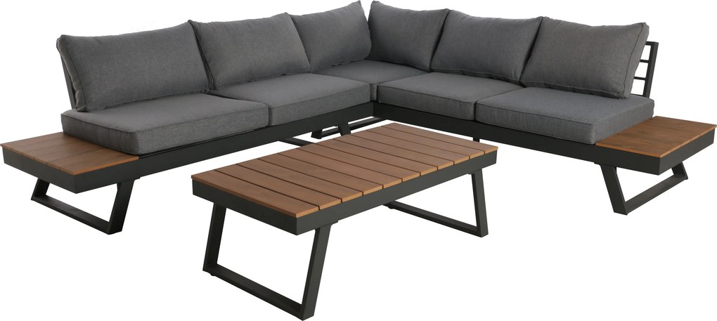 Doppler LIVORNO LOUNGE SET - narożny zestaw ogrodowy - Towar rozpakowany (N638)