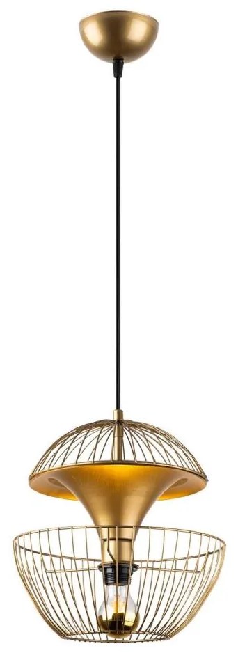 Żyrandol na lince TELMANDER 1xE27/40W/230V złoty