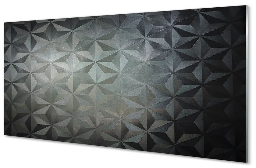 Szklany Panel Stożki 3d