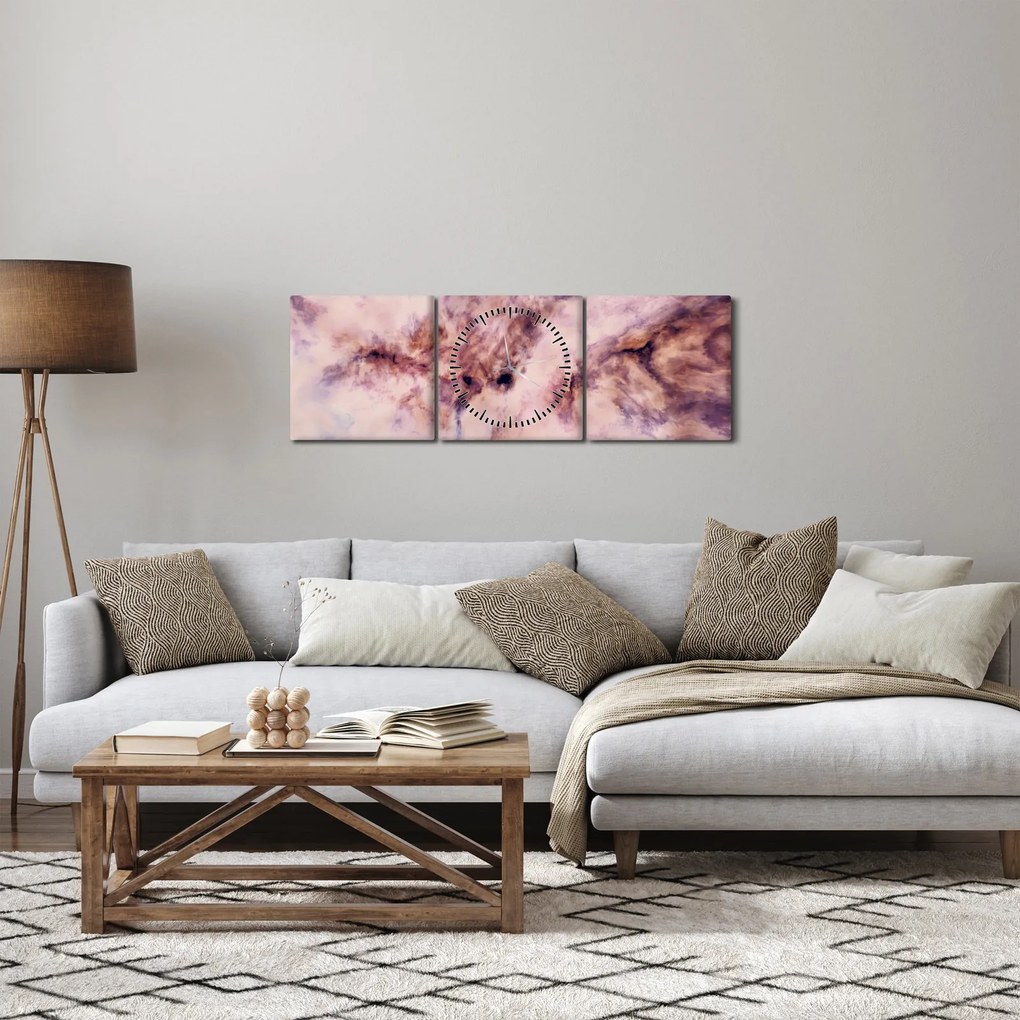 Obraz - Fantasy II. (z zegarem) (90x30 cm)