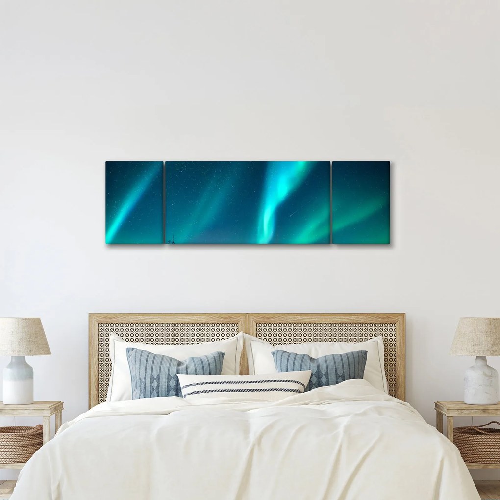 Obraz - Aurora Borealis (170x50 cm)