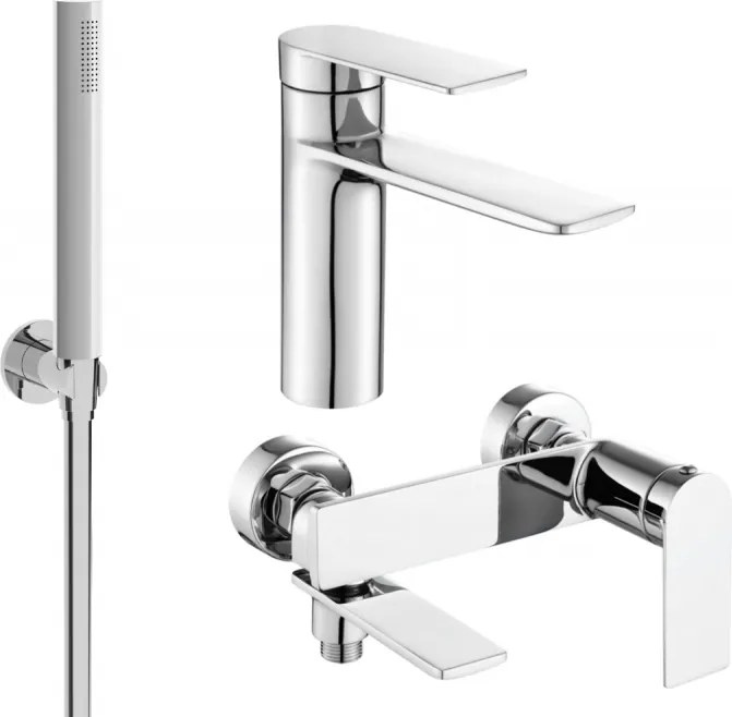 Mexen Zero R70 zestaw wannowy, chrom - 71103R70-00