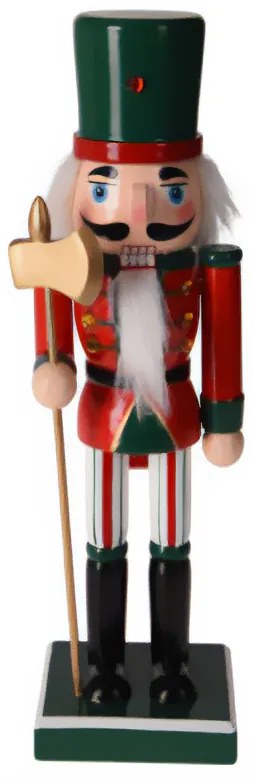 Dziadek do orzechów, figurka z drewna sosnowego, 25 cm