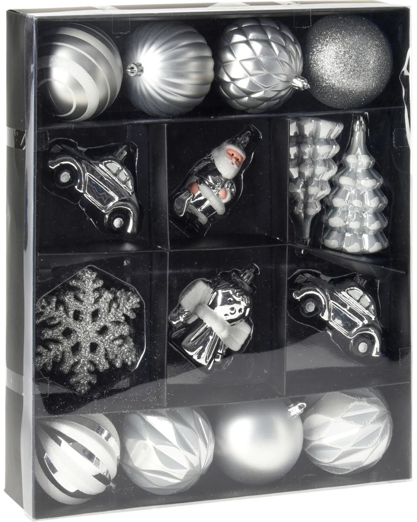 Zestaw ozdób świątecznych, 20 sztuk