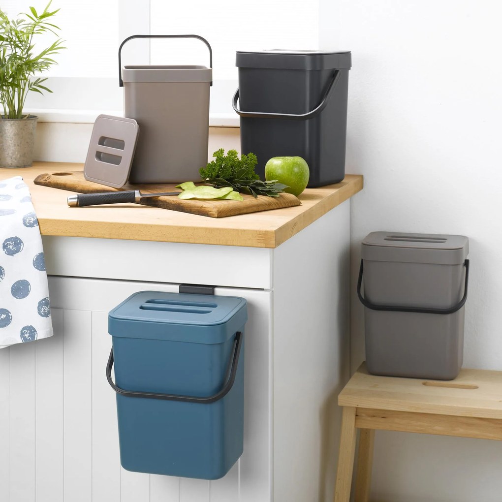 Kompostownik domowy z uchwytem, 3l