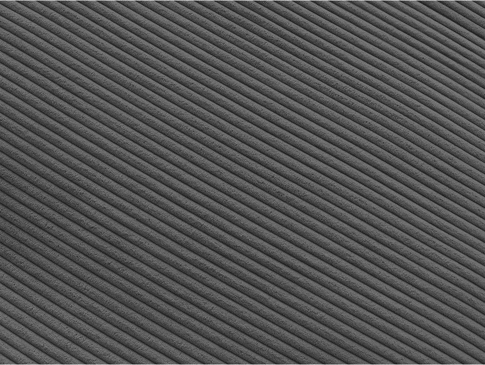 Ciemnoszara sztruksowa sofa 250 cm Belair – Bobochic Paris