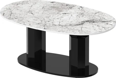 Rozkładany i podnoszony ławostół Barletta marmur wysoki połysk