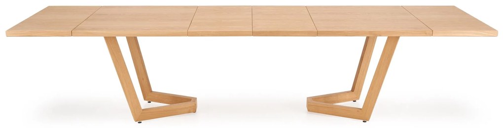 MASSIVE 3 stół rozkładany 160-250x90x77 cm dąb naturalny 6-10 osobowy