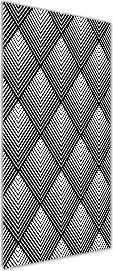 Foto obraz szklany pionowy Geometryczne tło