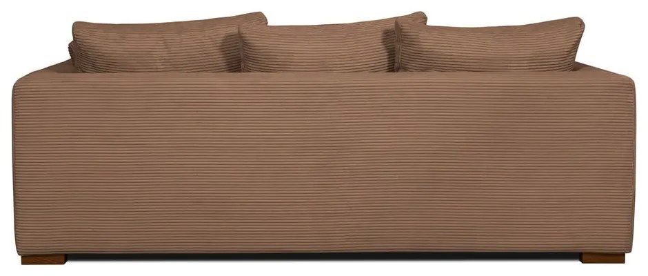 Jasnobrązowa sztruksowa sofa 175 cm Comfy – Scandic