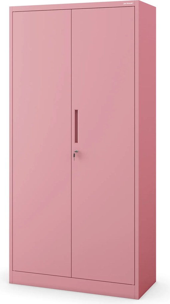 Szafa biurowa Fresh Style Jan 90x40x185 cm pudrowy róż