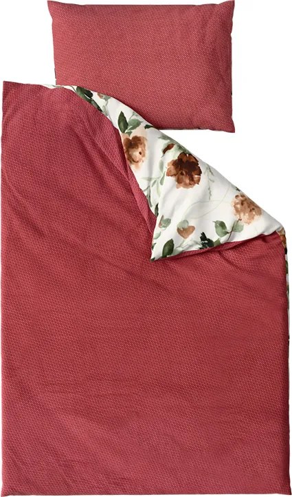 PrzytulneMieszkanie.pl PrzytulneMieszkanie.pl Dwustronna pościel DUO SENSE ROSALIA wzorzysta + poszewka na poduszkę 40x50 cm GRATIS Rozmiar pościeli: 70 x 90 cm | 140 x 200 cm