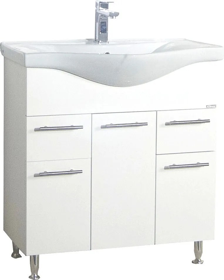 umywalka do mebli łazienkowych Lisalo Biały W. 81 x S. 75 x G. 45 cm