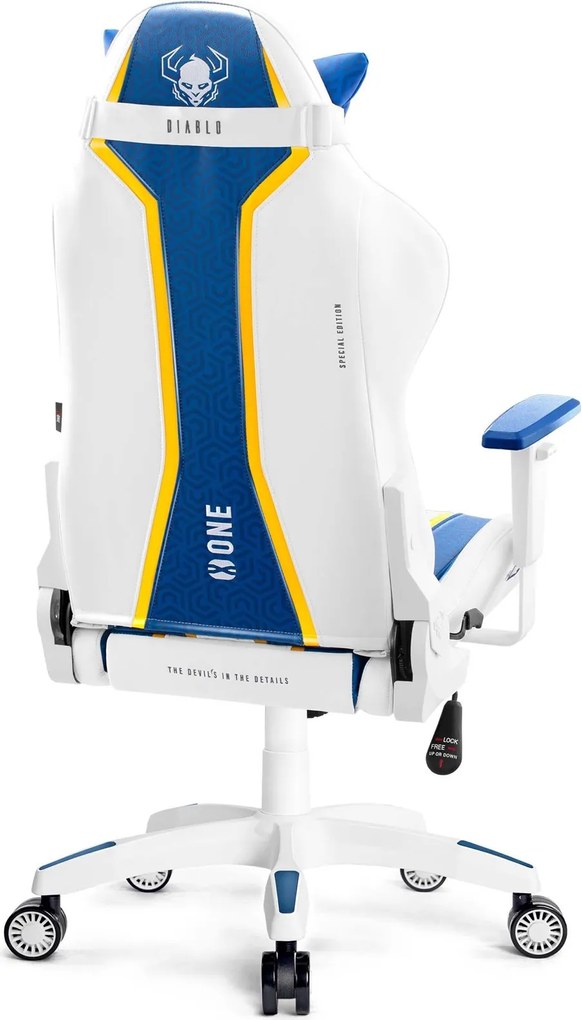 Fotel gamingowy Diablo X-One 2.0 King Size Aqua Blue Edition