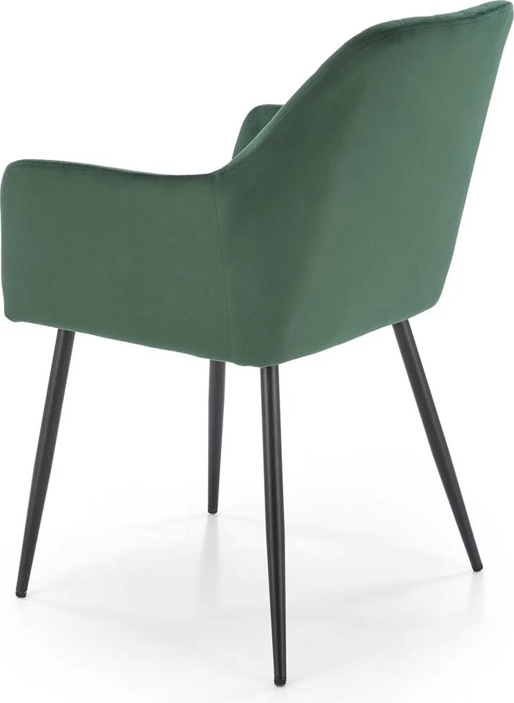 Krzesło do jadalni z wysokimi podłokietnikami K558 Halmar