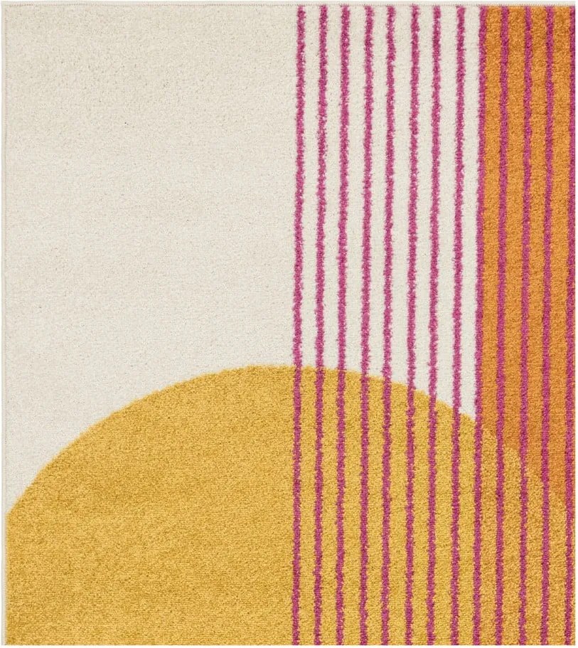 Żółty/pomarańczowy dywan 120x170 cm Muse Orange Retro – Asiatic Carpets