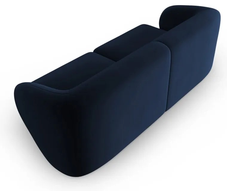 Niebieska aksamitna sofa 188 cm Paolo – Milo Casa
