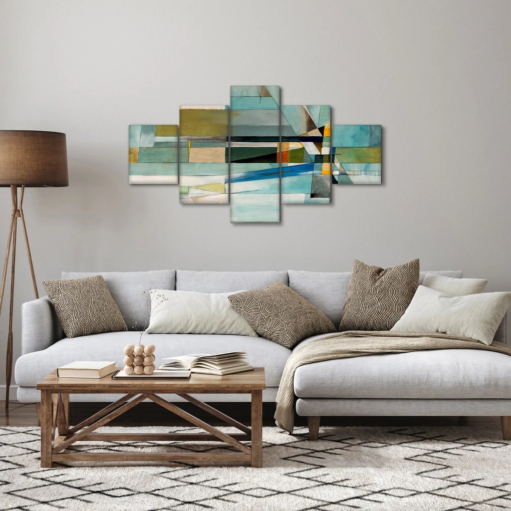 Obraz - Abstrakcja (125x70 cm)