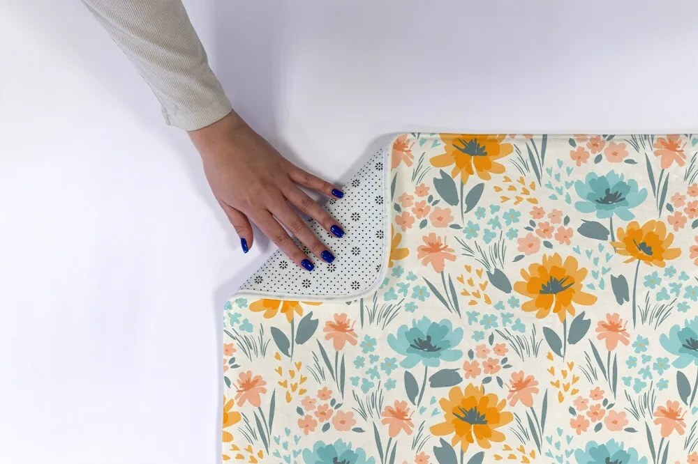 Dywanik łazienkowy Dywanik łazienkowy Kwiatowy wzór