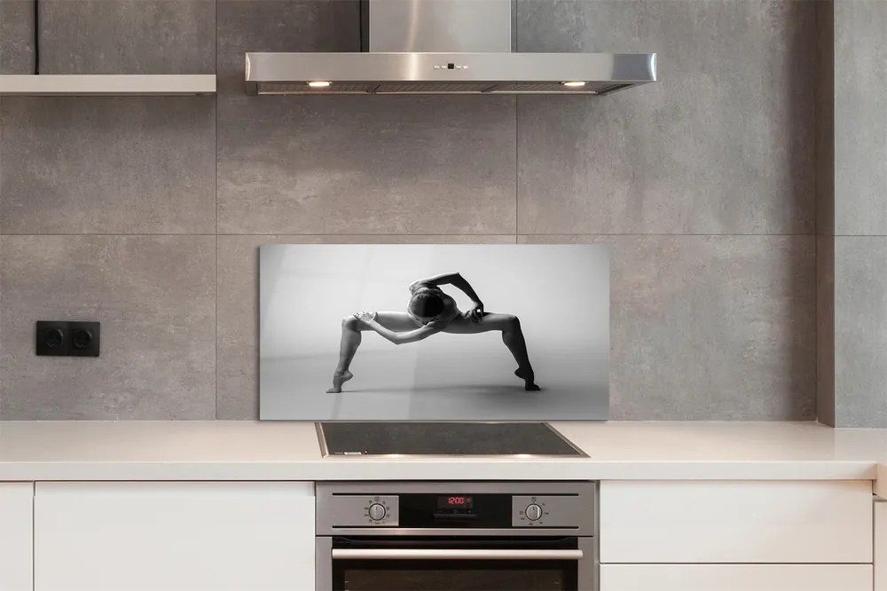 Panel szklany do Kuchni Piękno Kobiecej Sylwetki