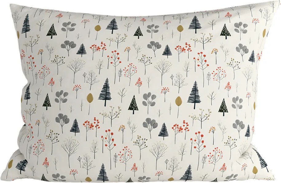 Poszewka na poduszkę z mikrofibry NORDIC NATURE 70x90 cm, kolorowy