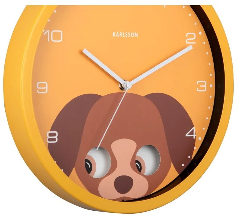Zegar dziecięcy ø 31 cm Peekaboo Dog – Karlsson