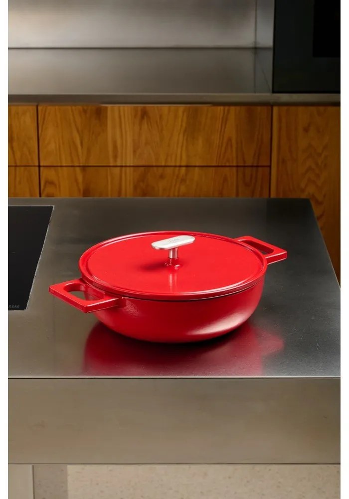 Patelnia z pokrywką żeliwna ø 26 cm tegame Mattia 3.0 – FABINI