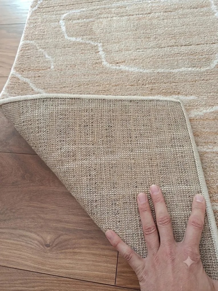 Dywan nowoczesny Fancy beżowy 120 cm x 170 cm 100% poliester