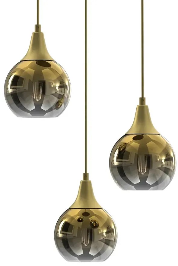Lampa złota wisząca glamour Z8-D60