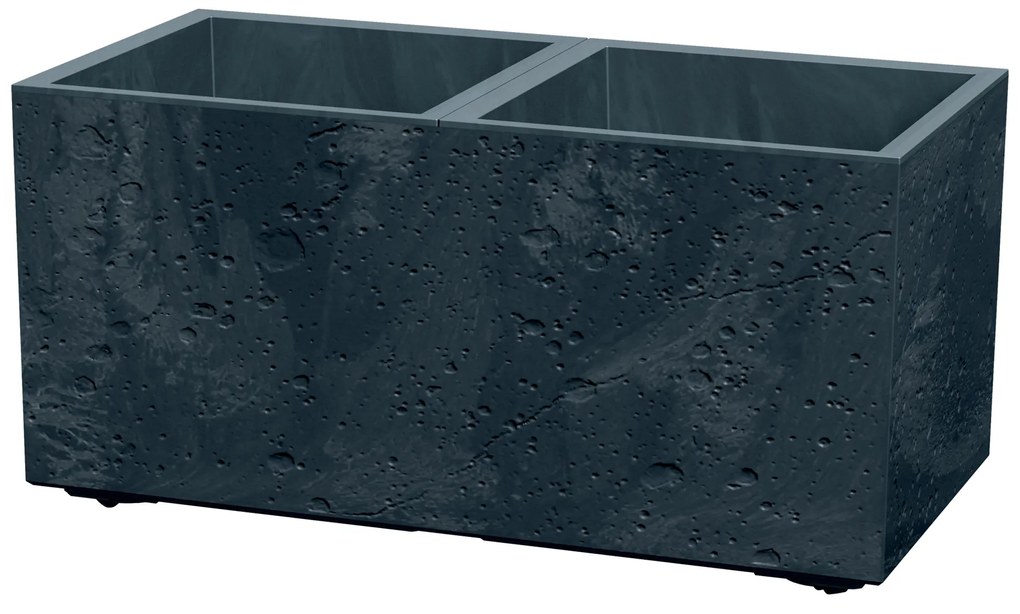 Donica Sierra Case Beton Effect 77 x 38 x 37cm antracyt PROSPERPLAST