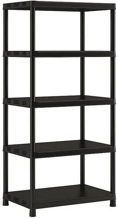 Półka na narzędzia Plus XL / 5 Czarna 90 x 60 x 187 cm