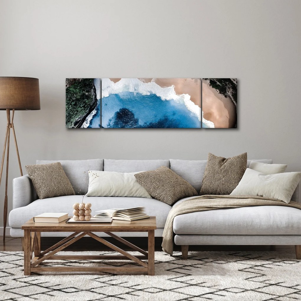 Obraz plaży Nusa Penida, Indonezja (170x50 cm)