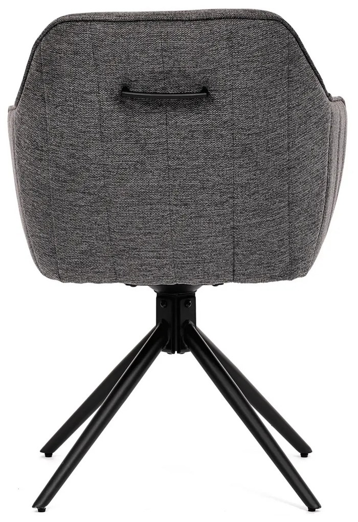 Zestaw krzeseł obiadowych z mechanizmem powrotnymHC-536 GREY2, 2 szt.