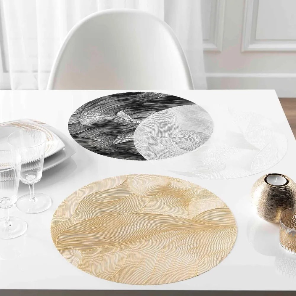 Plastikowa mata stołowa ø 38 cm Celeste – douceur d'intérieur