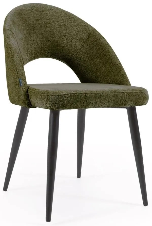 Zielone krzesła zestaw 4 szt. Mael – Kave Home