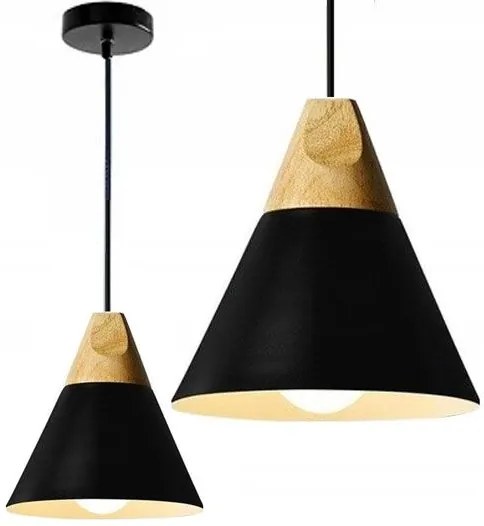 Lampa sufitowa wisząca Scandi A Czarna