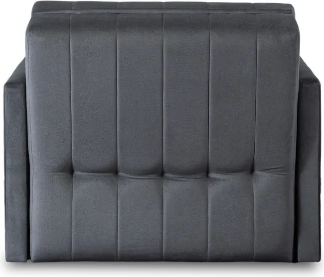 Fotel do Spania VERO Rozkładany Jednoosobowy Amerykanka Szary Nowoczesny