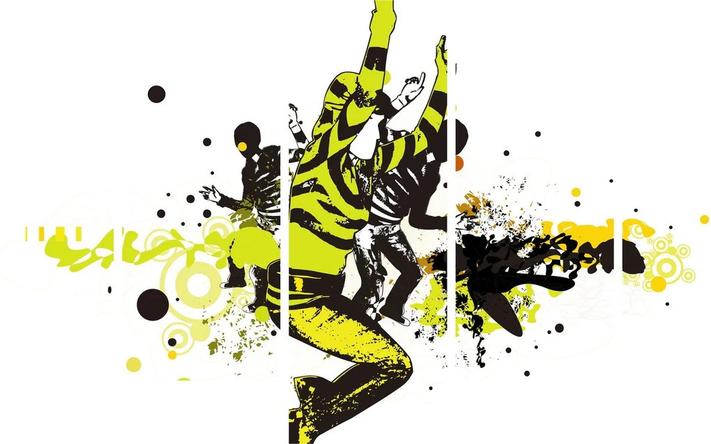 Obraz - Street dance (125x70 cm)