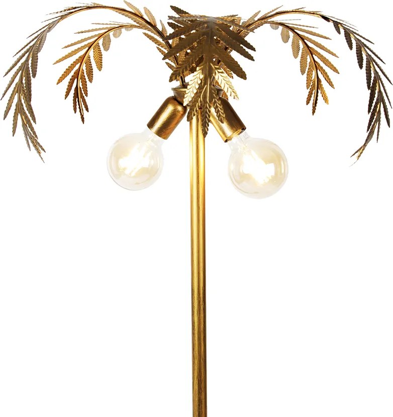 Inteligentna lampa podłogowa złota 156 cm z 2 WiFi G95 - Botanica