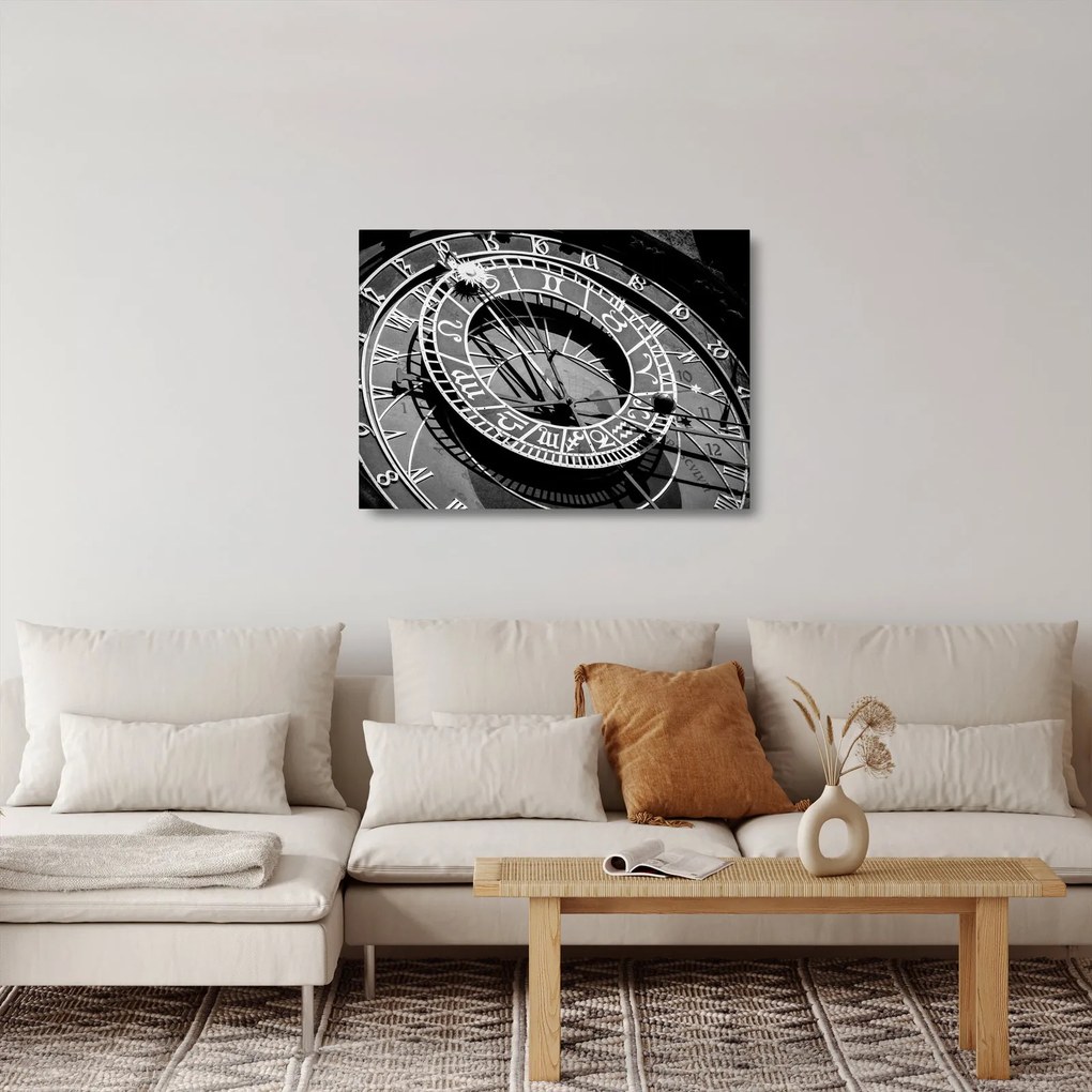 Obraz na szkle - Zegar astronomiczny, Praga, Czechy (70x50 cm)