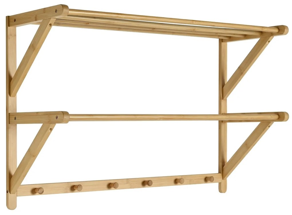 Wieszak B005 NAT, bambus