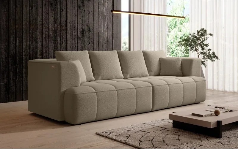 Sofa kanapa ALBIO BigSofa kanapa z elektryczną regulacją siedziska WERSAL