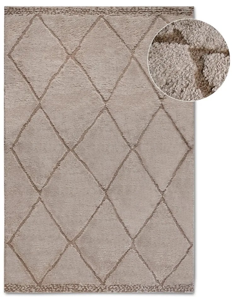 Beżowy dywan 80x120 cm Perrotin Beige – Elle Decoration