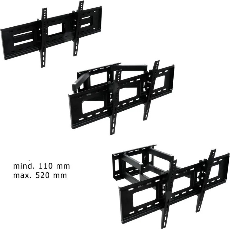 Uchwyt ścienny Profi TV ze standardem VESA 66''