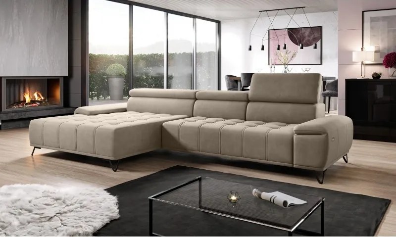 Narożnik PALLADIO MINI z elektryczną regulacją siedziska WERSAL