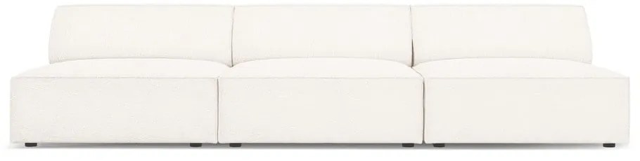 Kremowa sofa z materiału bouclé 240 cm Jodie – Micadoni Home